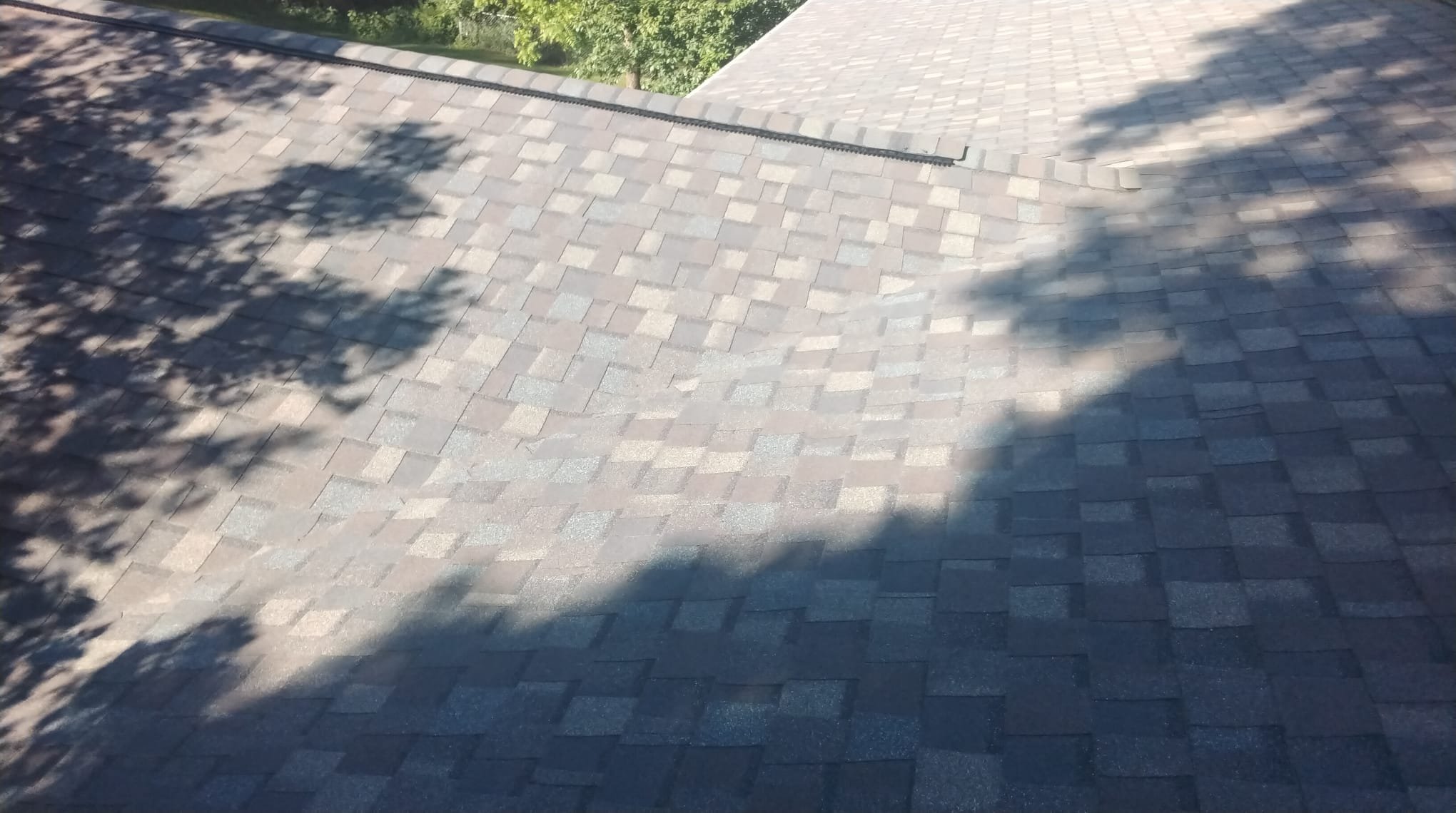 Completed installation with a durable, attractive roof